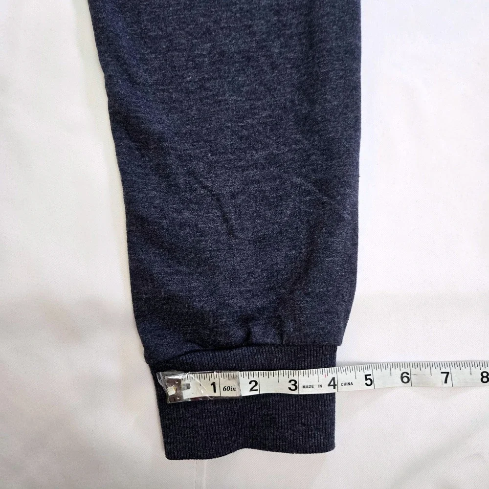 True Religion Loungewear Pants‎ Mens Size Large Blue Joggers Silver Logo 34x37